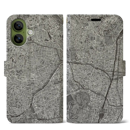 【御茶ノ水（東京都）】地図柄iPhoneケース（手帳タイプ）