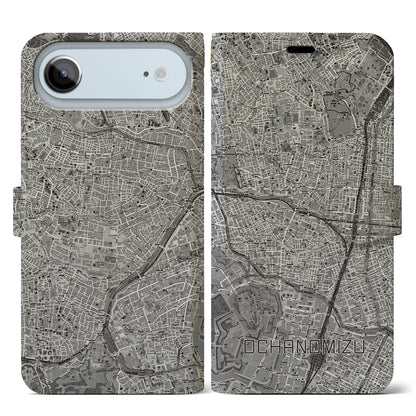 【御茶ノ水（東京都）】地図柄iPhoneケース（手帳タイプ）