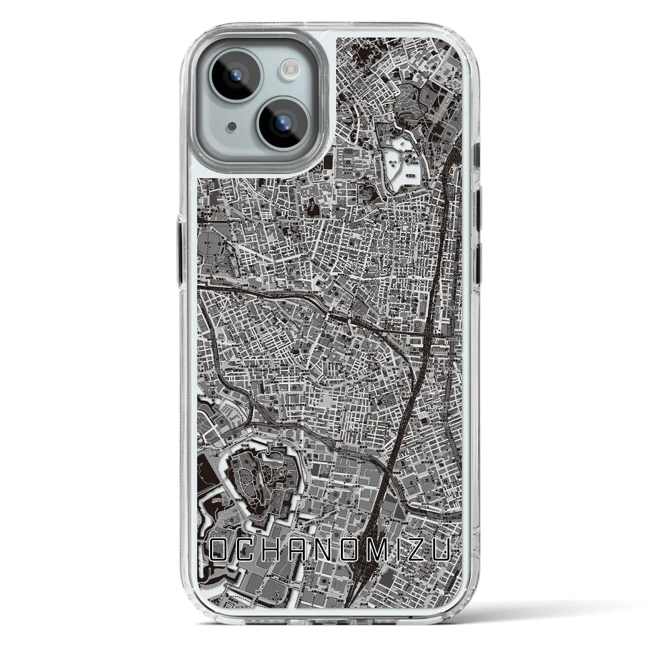 【御茶ノ水（東京都）】地図柄iPhoneケース（MagSafeタイプ）