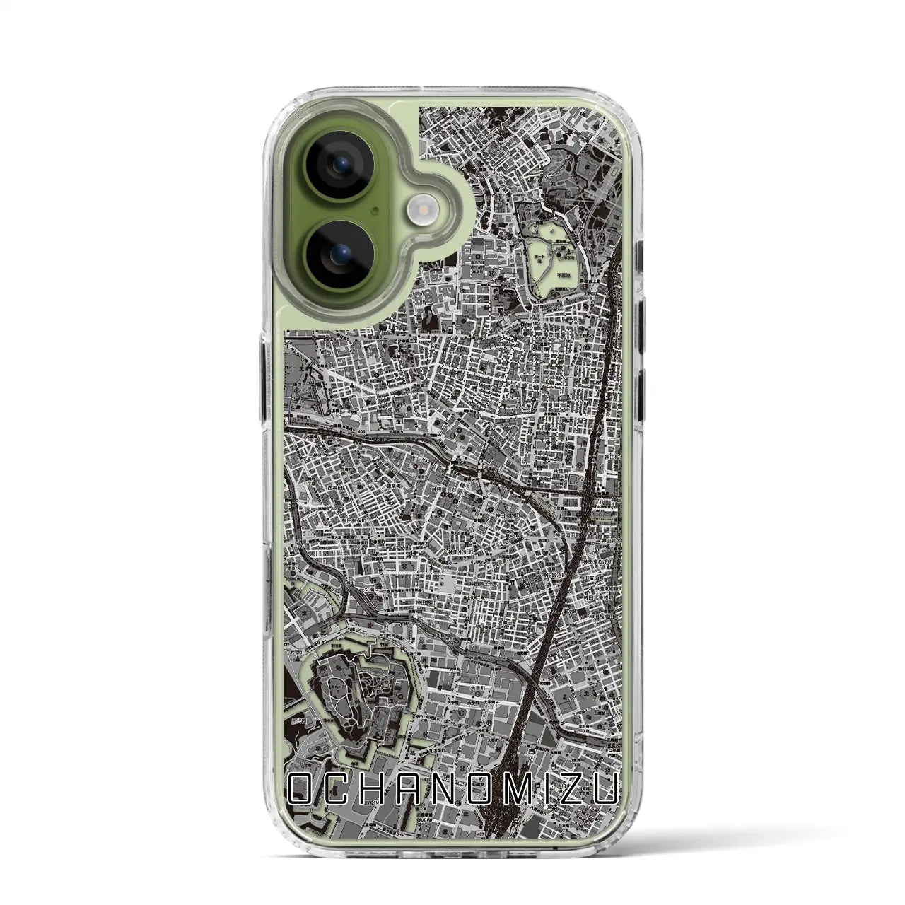 【御茶ノ水（東京都）】地図柄iPhoneケース（MagSafeタイプ）