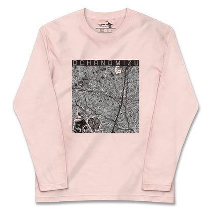 【御茶ノ水（東京都）】地図柄ロングスリーブTシャツ
