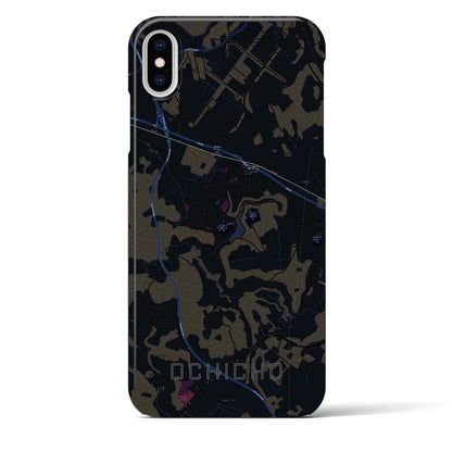 【越智町（千葉県）】地図柄iPhoneケース（バックカバータイプ）