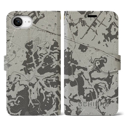 【越智町（千葉県）】地図柄iPhoneケース（手帳タイプ）