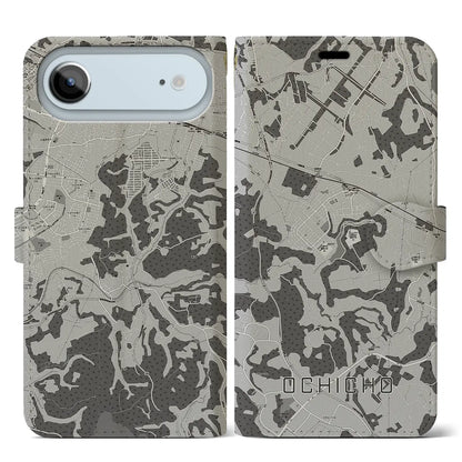 【越智町（千葉県）】地図柄iPhoneケース（手帳タイプ）