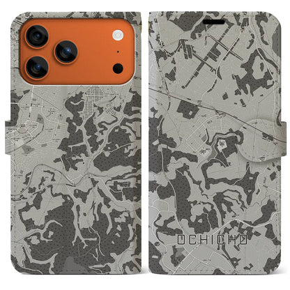 【越智町（千葉県）】地図柄iPhoneケース（手帳タイプ）