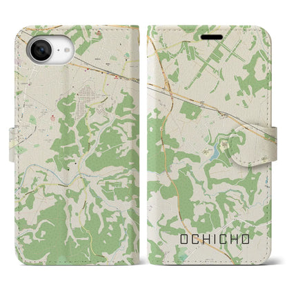 【越智町（千葉県）】地図柄iPhoneケース（手帳タイプ）