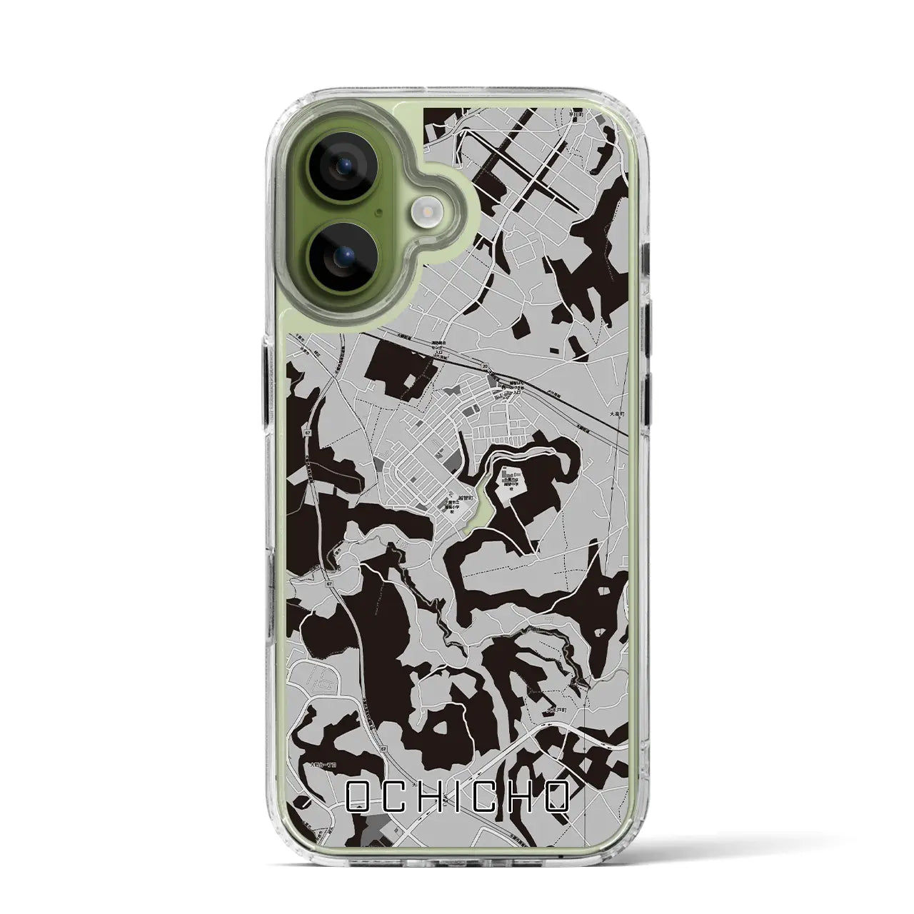 【越智町（千葉県）】地図柄iPhoneケース（MagSafeタイプ）