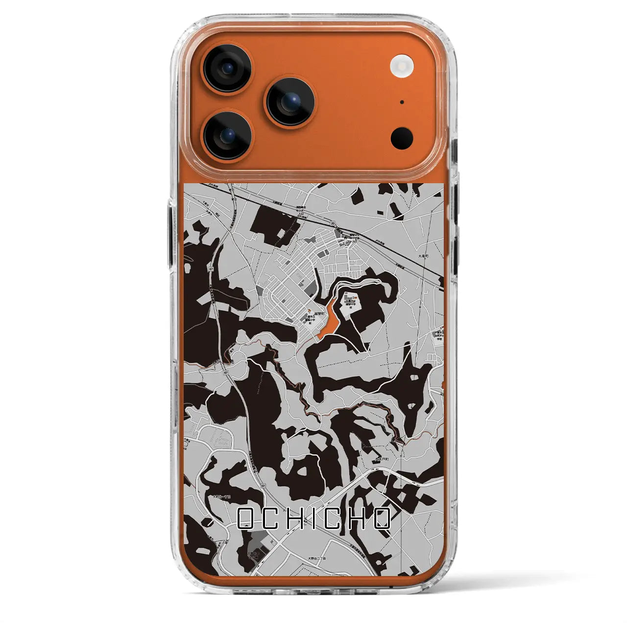 【越智町（千葉県）】地図柄iPhoneケース（MagSafeタイプ）