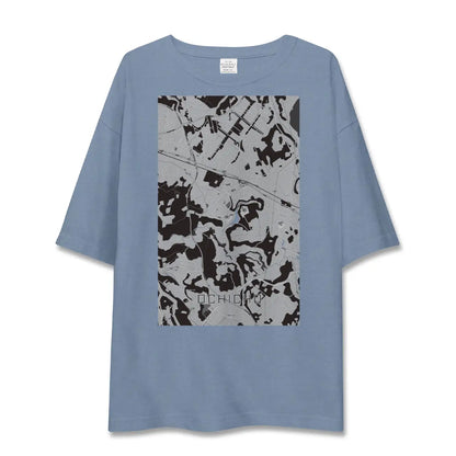 【越智町（千葉県）】地図柄ビッグシルエットTシャツ