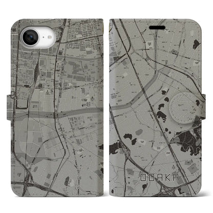 【大高（愛知県）】地図柄iPhoneケース（手帳タイプ）