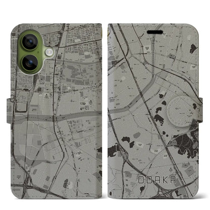 【大高（愛知県）】地図柄iPhoneケース（手帳タイプ）