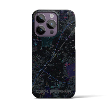 【小田急相模原（神奈川県）】地図柄iPhoneケース（バックカバータイプ）