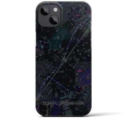 【小田急相模原（神奈川県）】地図柄iPhoneケース（バックカバータイプ）