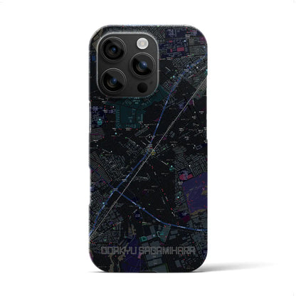 【小田急相模原（神奈川県）】地図柄iPhoneケース（バックカバータイプ）