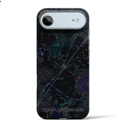 【小田急相模原（神奈川県）】地図柄iPhoneケース（バックカバータイプ）