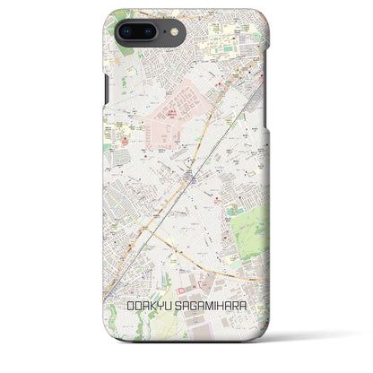 【小田急相模原（神奈川県）】地図柄iPhoneケース（バックカバータイプ）