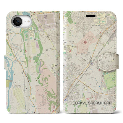 【小田急相模原（神奈川県）】地図柄iPhoneケース（手帳タイプ）