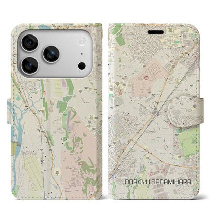 【小田急相模原（神奈川県）】地図柄iPhoneケース（手帳タイプ）