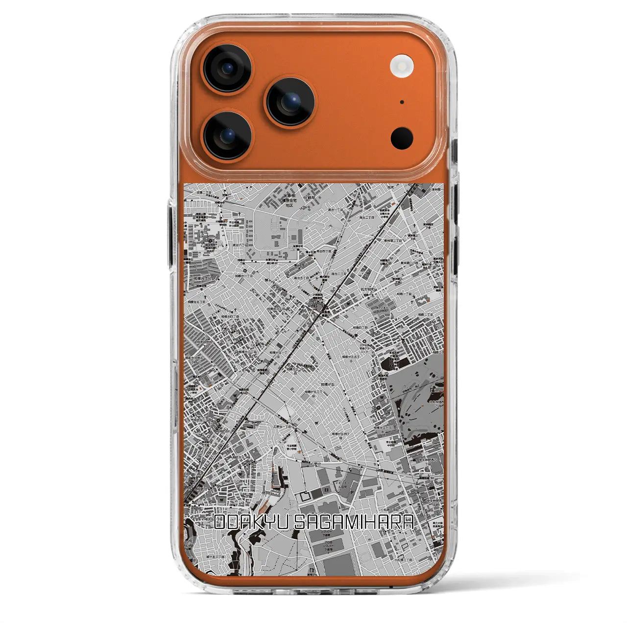 【小田急相模原（神奈川県）】地図柄iPhoneケース（MagSafeタイプ）