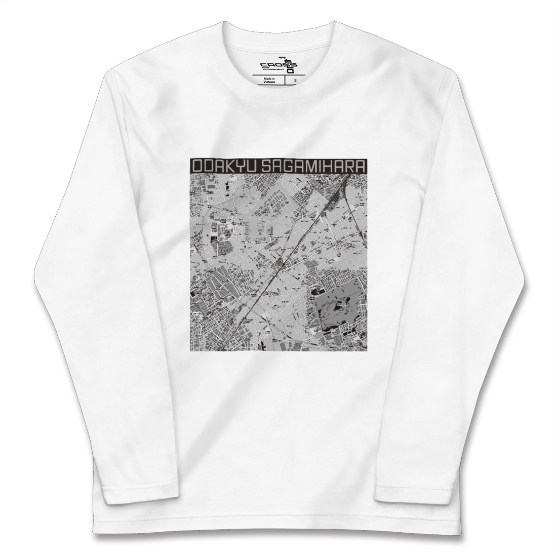 【小田急相模原（神奈川県）】地図柄ロングスリーブTシャツ