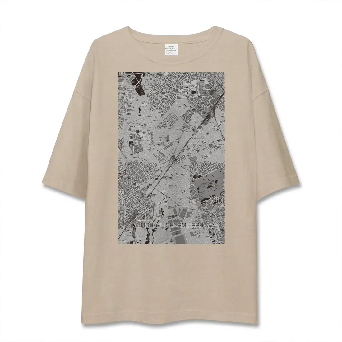 【小田急相模原（神奈川県）】地図柄ビッグシルエットTシャツ