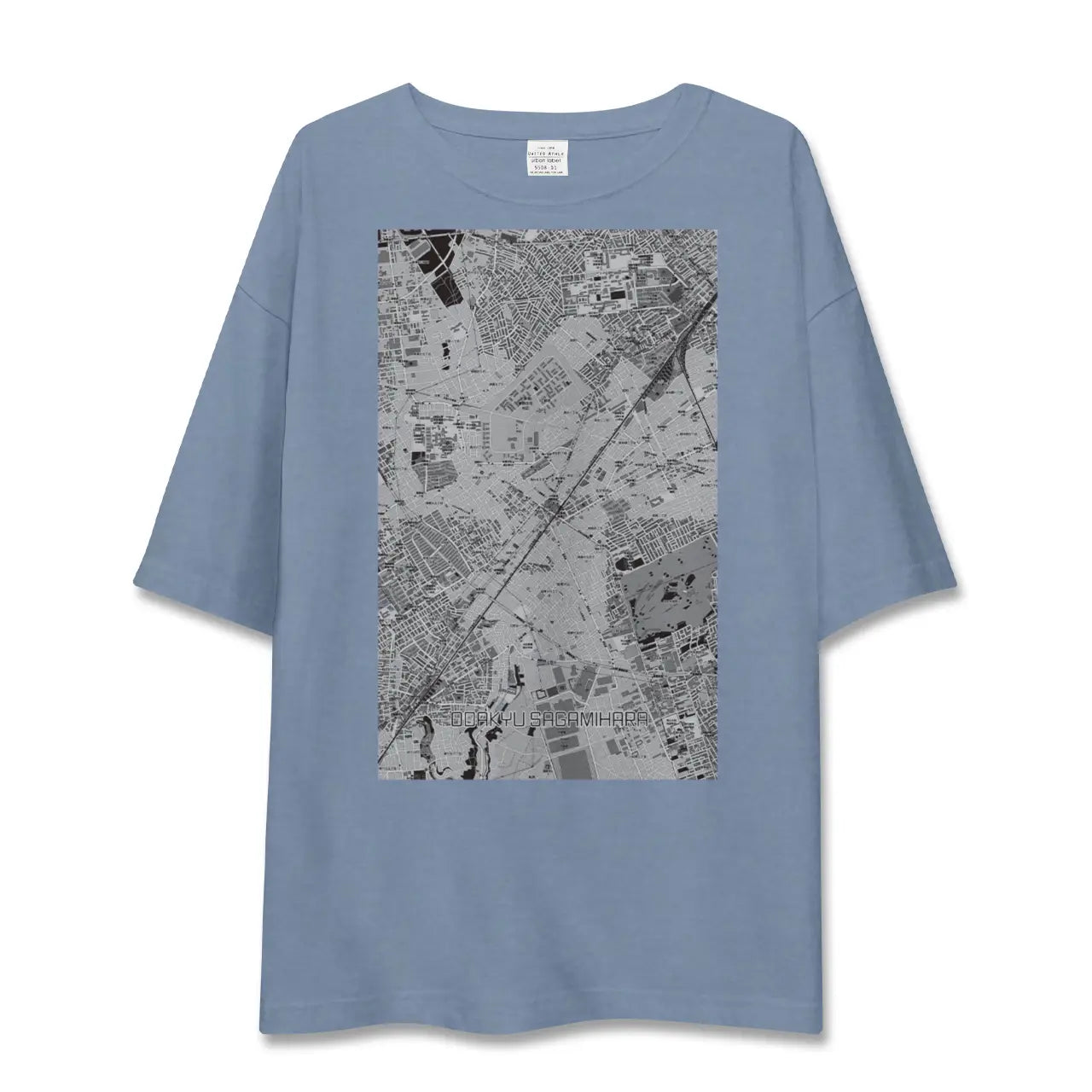 【小田急相模原（神奈川県）】地図柄ビッグシルエットTシャツ