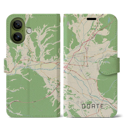 【大館（秋田県）】地図柄iPhoneケース（手帳タイプ）