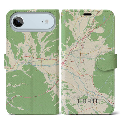 【大館（秋田県）】地図柄iPhoneケース（手帳タイプ）