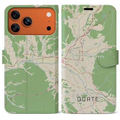 【大館（秋田県）】地図柄iPhoneケース（手帳タイプ）