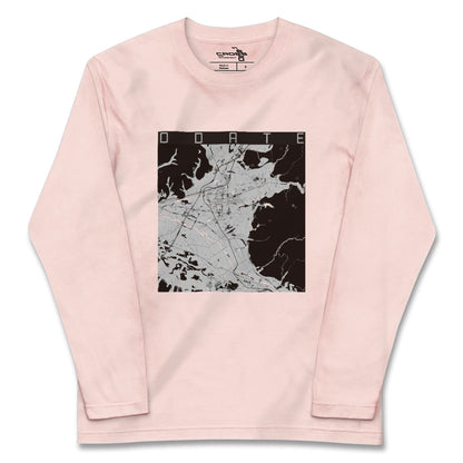 【大館（秋田県）】地図柄ロングスリーブTシャツ