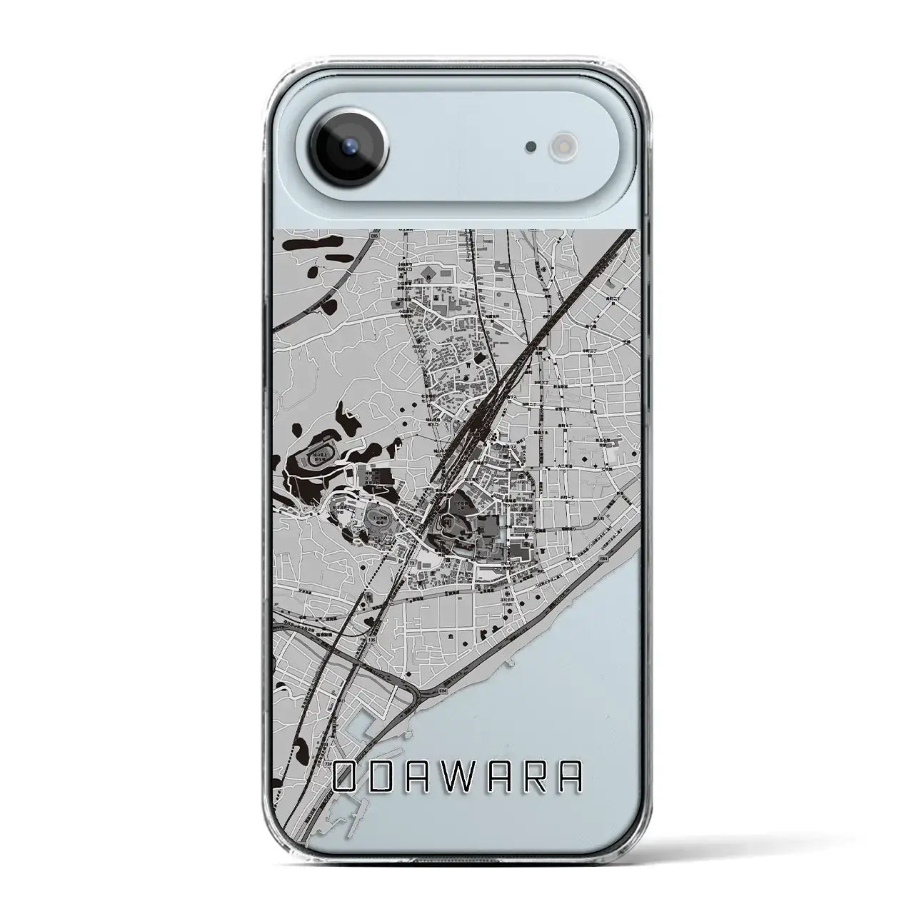 【小田原（神奈川県）】地図柄iPhoneケース（クリアタイプ）