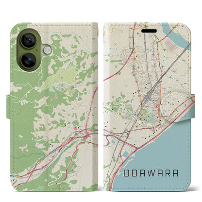 【小田原（神奈川県）】地図柄iPhoneケース（手帳タイプ）