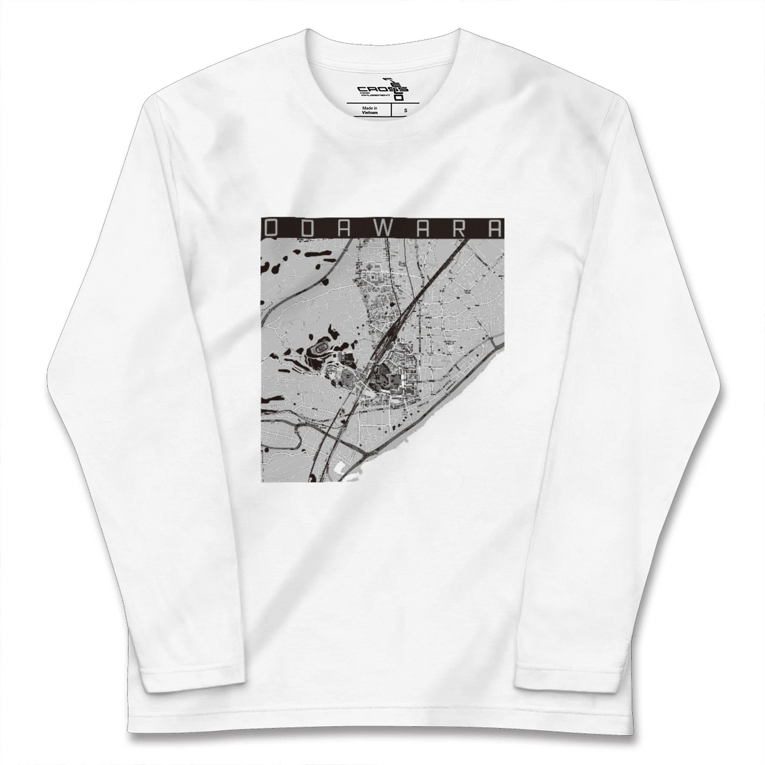 【小田原（神奈川県）】地図柄ロングスリーブTシャツ