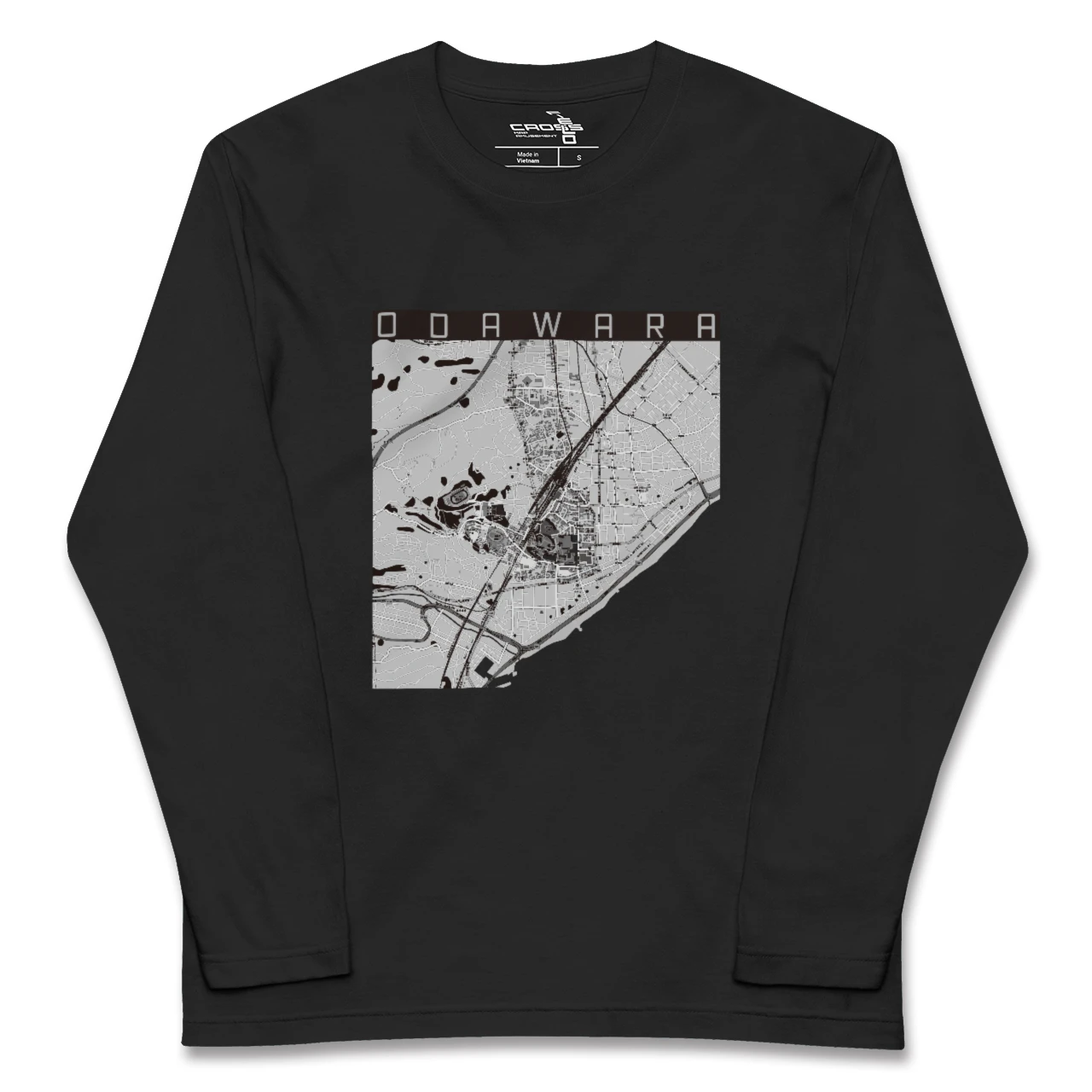 【小田原（神奈川県）】地図柄ロングスリーブTシャツ