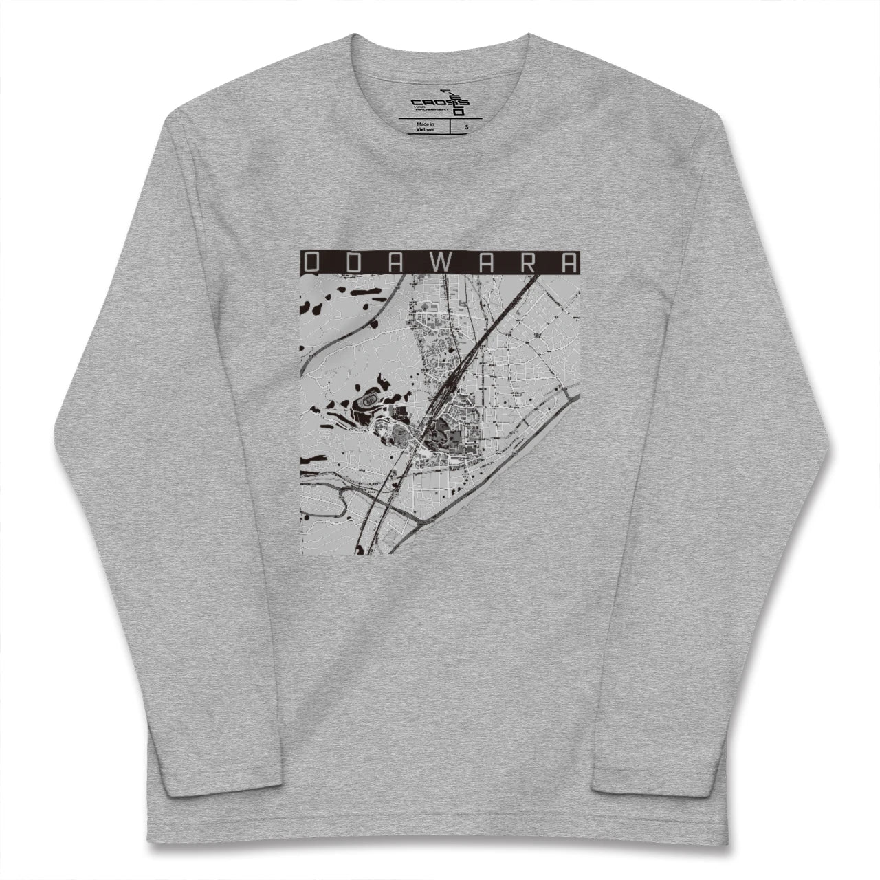 【小田原（神奈川県）】地図柄ロングスリーブTシャツ