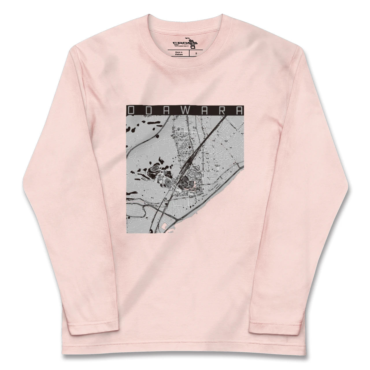 【小田原（神奈川県）】地図柄ロングスリーブTシャツ
