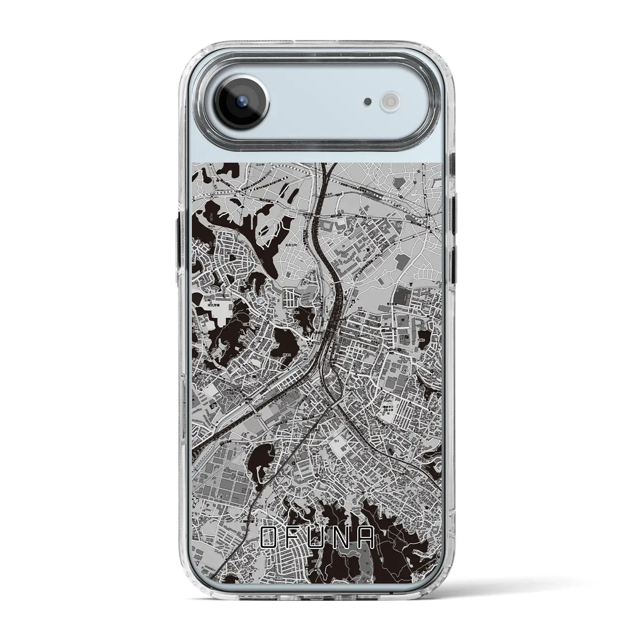 【大船（神奈川県）】地図柄iPhoneケース（MagSafeタイプ）