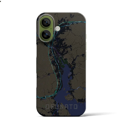 【大船渡（岩手県）】地図柄iPhoneケース（バックカバータイプ）