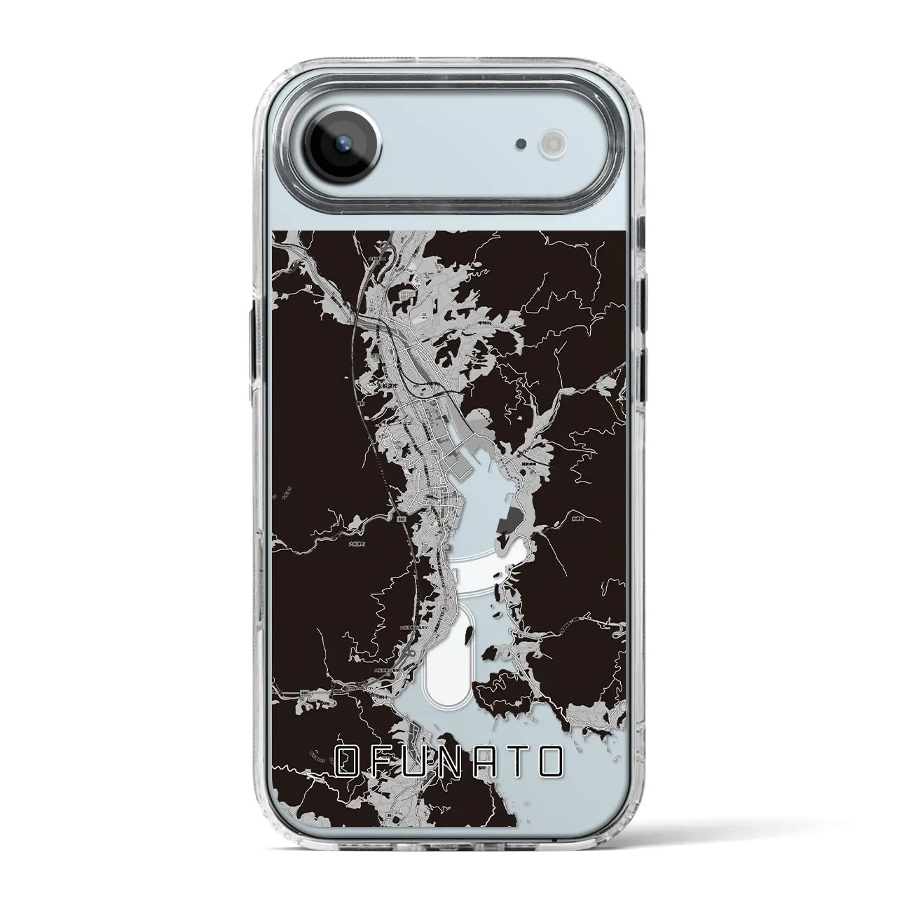 【大船渡（岩手県）】地図柄iPhoneケース（MagSafeタイプ）