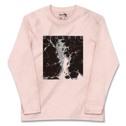 【大船渡（岩手県）】地図柄ロングスリーブTシャツ