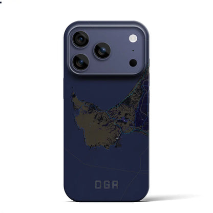 【男鹿（秋田県）】地図柄iPhoneケース（バックカバータイプ）