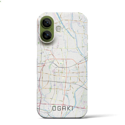 【大垣（岐阜県）】地図柄iPhoneケース（バックカバータイプ）