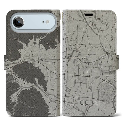 【大垣（岐阜県）】地図柄iPhoneケース（手帳タイプ）