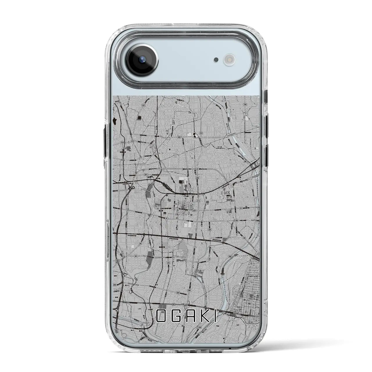 【大垣（岐阜県）】地図柄iPhoneケース（MagSafeタイプ）