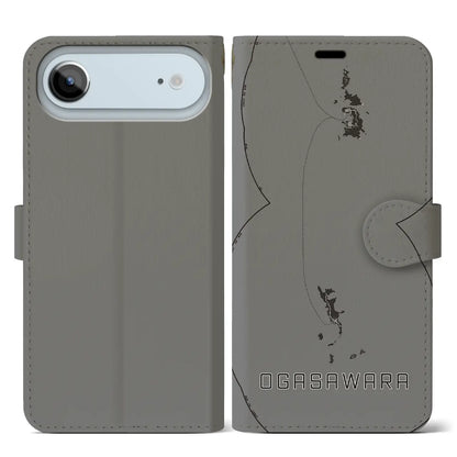 【小笠原（東京都）】地図柄iPhoneケース（手帳タイプ）