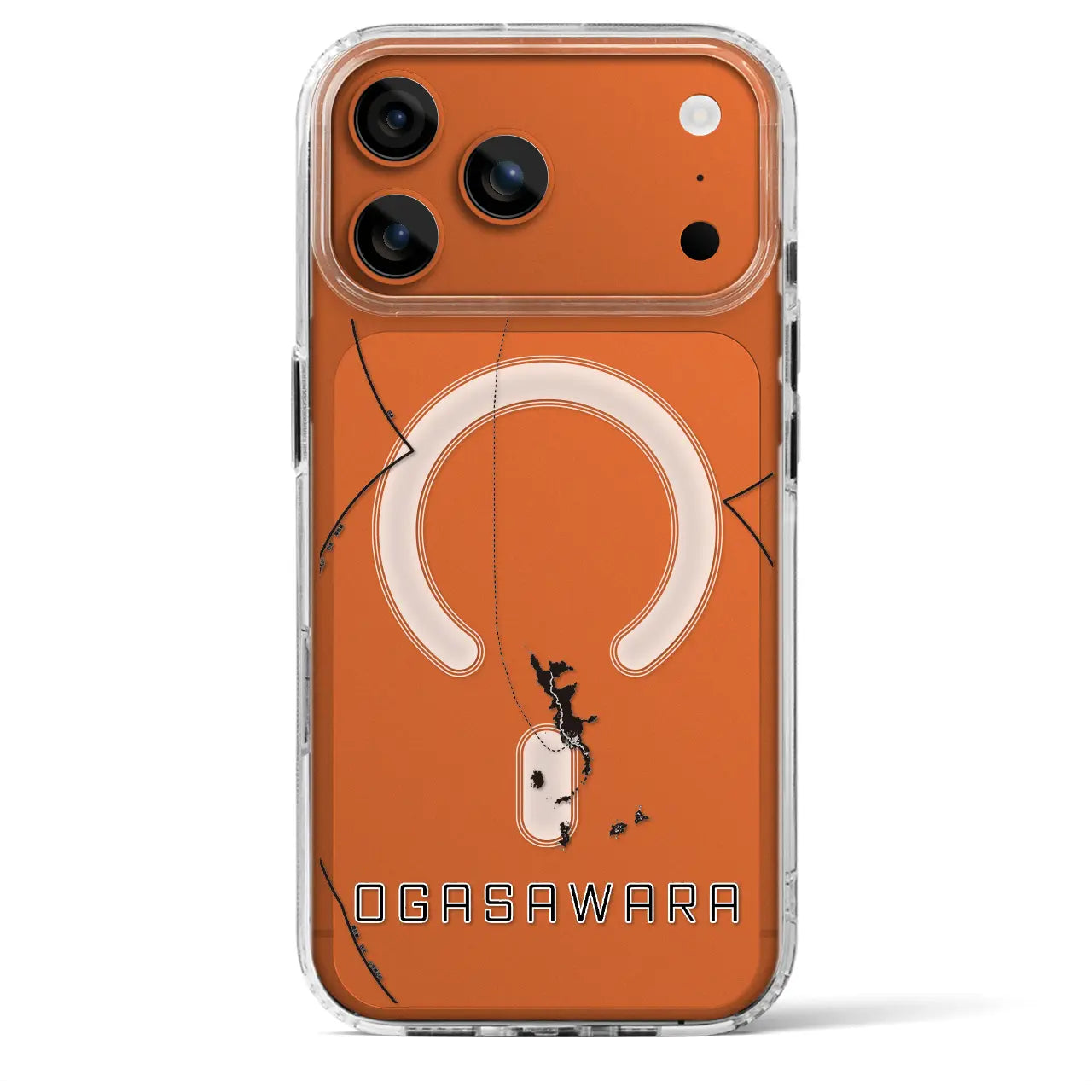 【小笠原（東京都）】地図柄iPhoneケース（MagSafeタイプ）