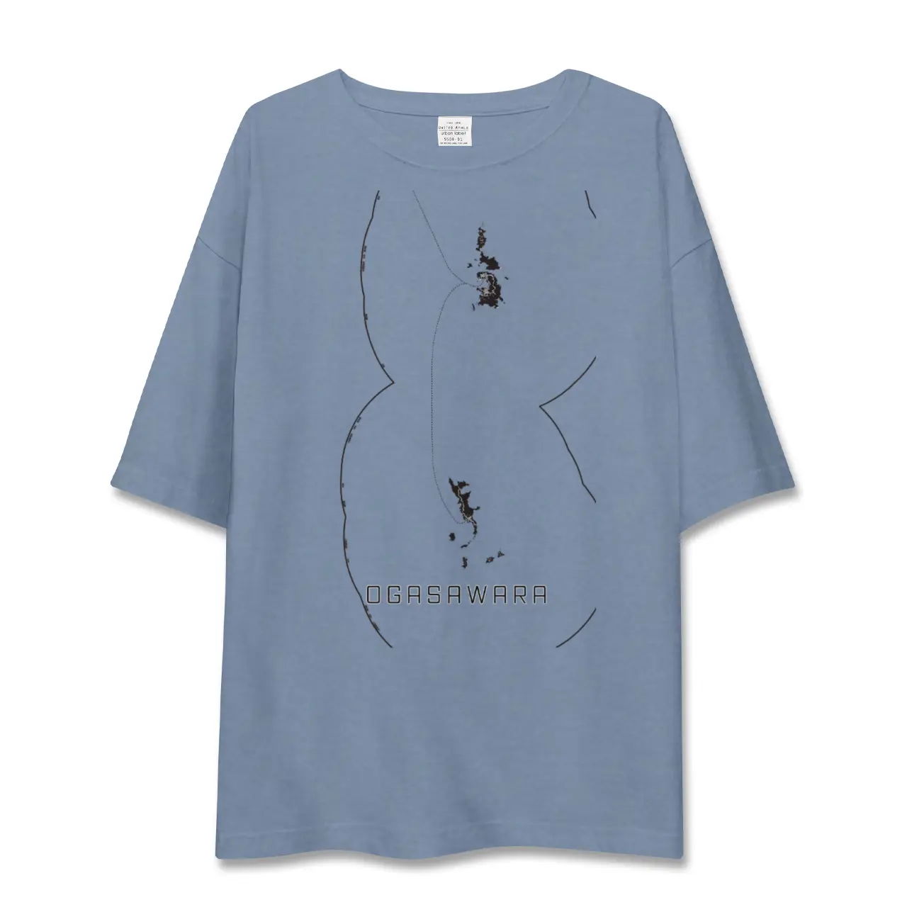 【小笠原（東京都）】地図柄ビッグシルエットTシャツ