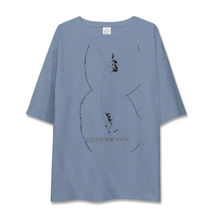【小笠原（東京都）】地図柄ビッグシルエットTシャツ