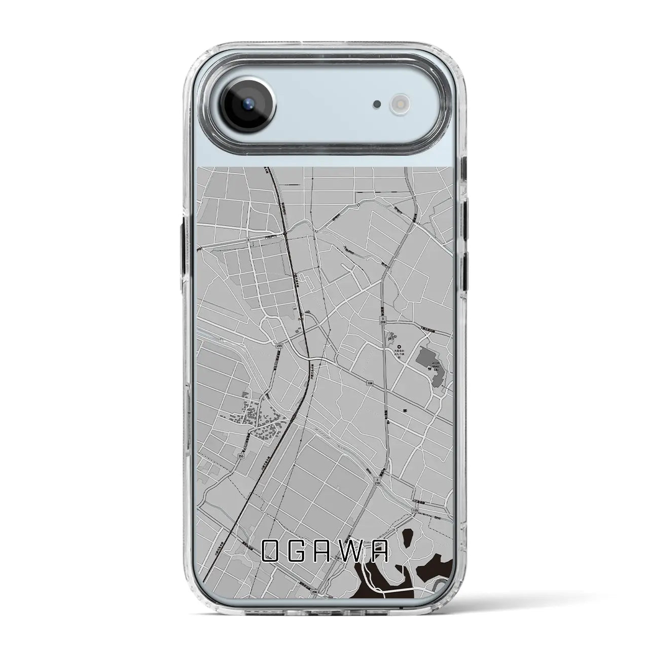 【小川（熊本県）】地図柄iPhoneケース（MagSafeタイプ）