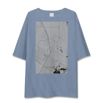 【小川（熊本県）（熊本県）】地図柄ビッグシルエットTシャツ